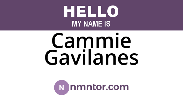 Cammie Gavilanes