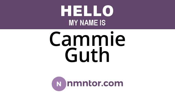 Cammie Guth