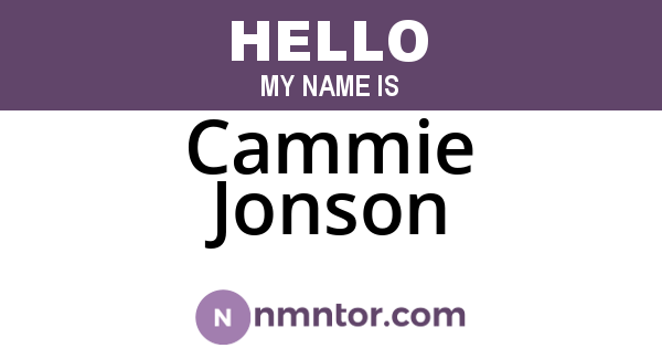 Cammie Jonson