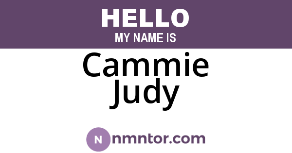 Cammie Judy