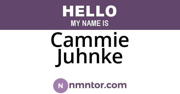 Cammie Juhnke