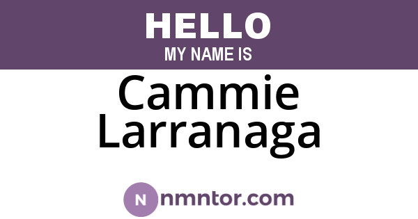Cammie Larranaga