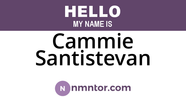 Cammie Santistevan