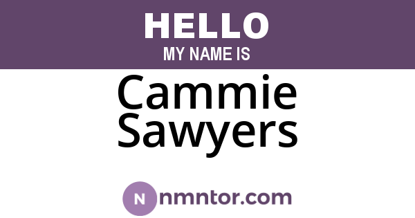 Cammie Sawyers
