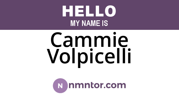 Cammie Volpicelli