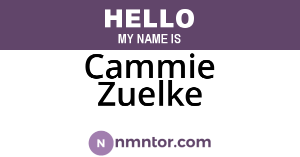 Cammie Zuelke
