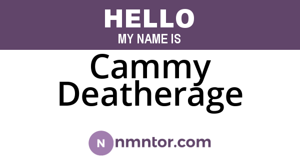 Cammy Deatherage