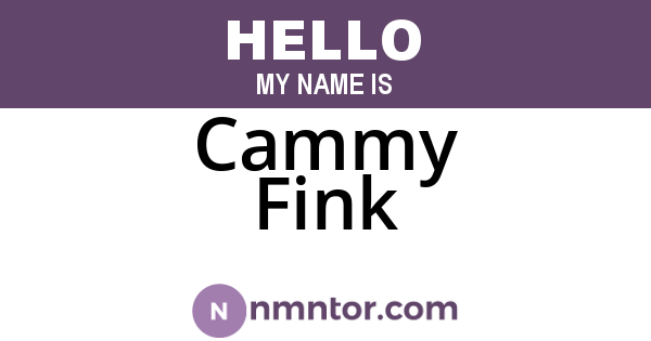 Cammy Fink