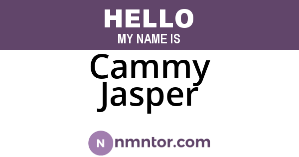 Cammy Jasper