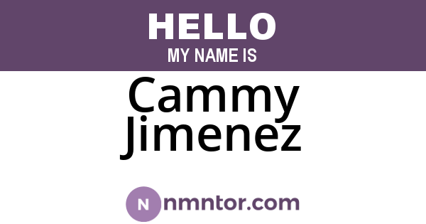 Cammy Jimenez