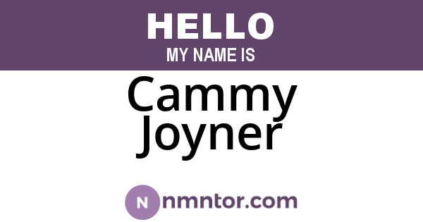 Cammy Joyner