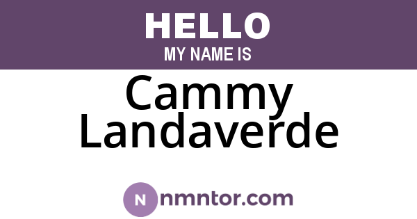 Cammy Landaverde