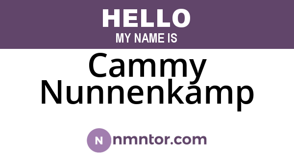 Cammy Nunnenkamp
