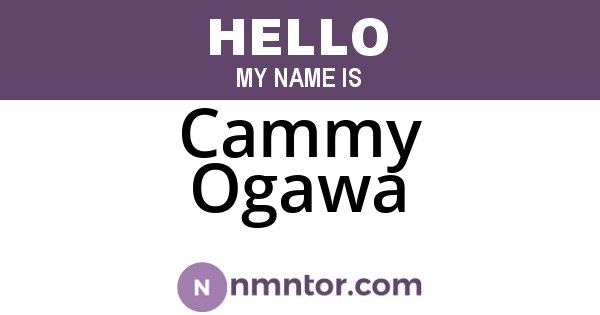 Cammy Ogawa