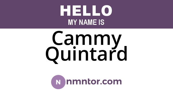 Cammy Quintard