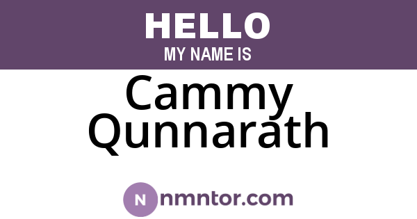 Cammy Qunnarath