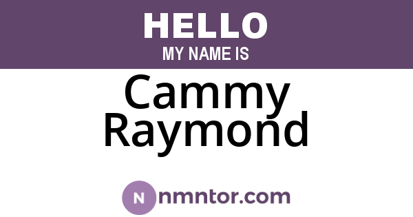 Cammy Raymond