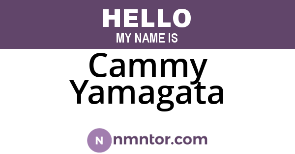 Cammy Yamagata