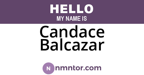 Candace Balcazar