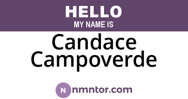 Candace Campoverde