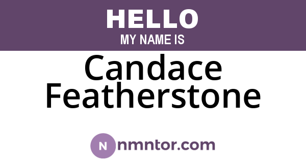 Candace Featherstone