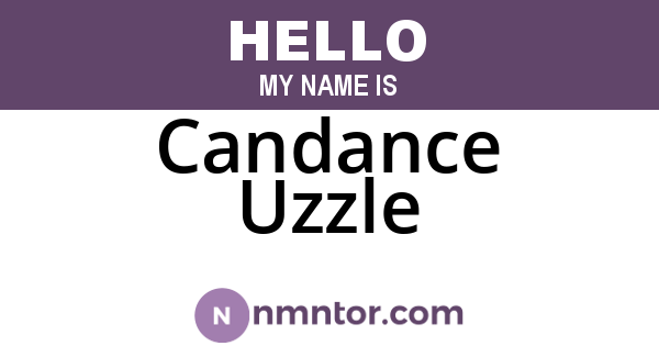 Candance Uzzle