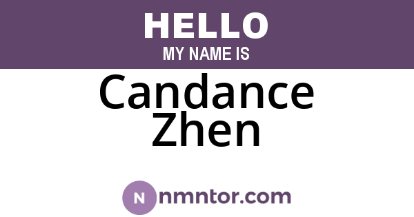 Candance Zhen