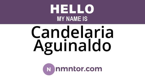 Candelaria Aguinaldo