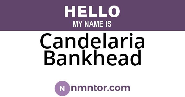 Candelaria Bankhead