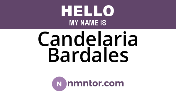 Candelaria Bardales