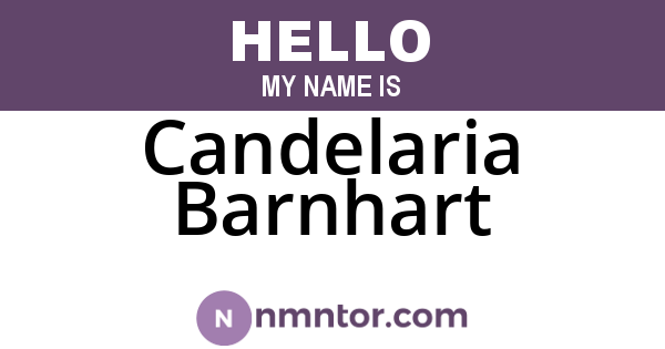 Candelaria Barnhart