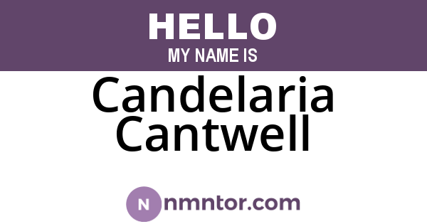 Candelaria Cantwell