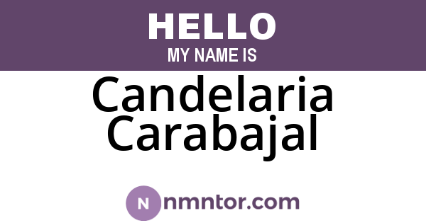 Candelaria Carabajal