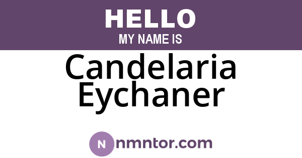 Candelaria Eychaner