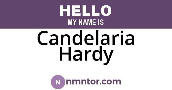 Candelaria Hardy