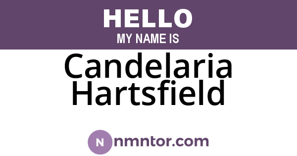 Candelaria Hartsfield