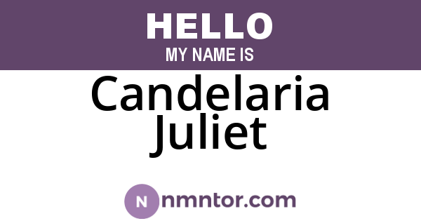 Candelaria Juliet