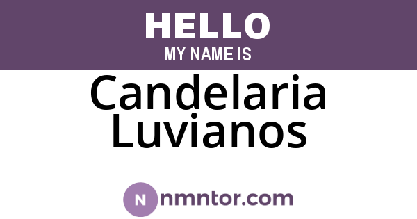 Candelaria Luvianos