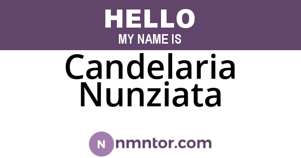 Candelaria Nunziata
