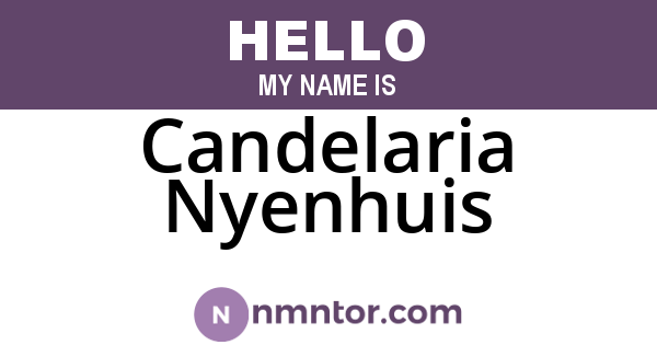 Candelaria Nyenhuis