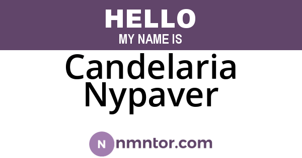 Candelaria Nypaver