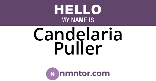 Candelaria Puller