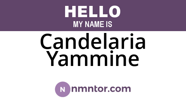 Candelaria Yammine