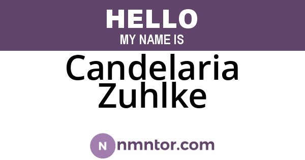 Candelaria Zuhlke