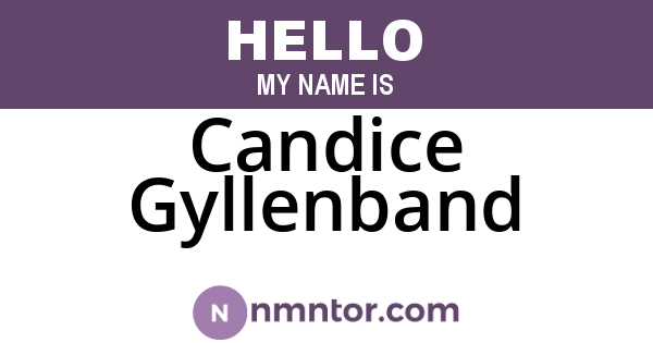 Candice Gyllenband