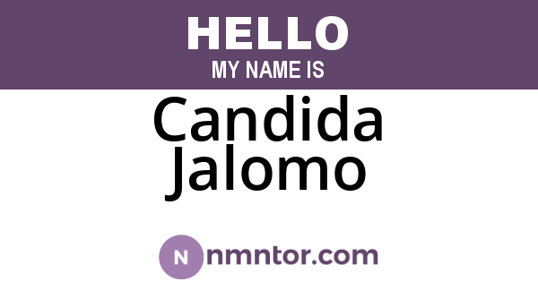 Candida Jalomo