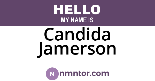 Candida Jamerson