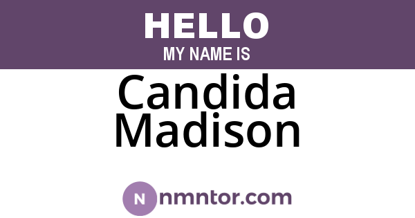 Candida Madison
