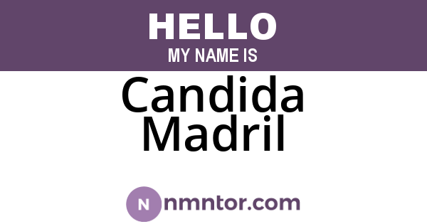 Candida Madril