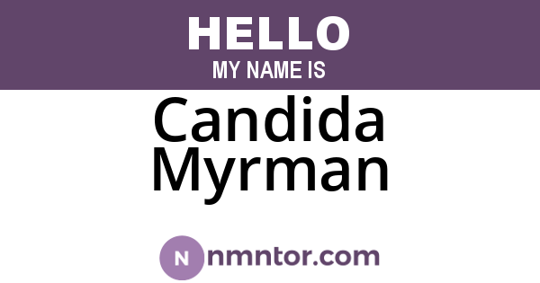 Candida Myrman